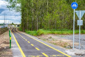 3,7 km-es kerékpárutat alakítottak ki