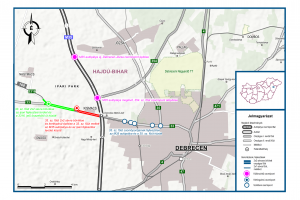 M35 autópálya új, Debrecen-Józsa csomópont építése, valamint M35 autópálya meglévő, 354. sz. főút csomópont átépítése