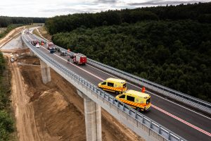 Katasztrófavédelmi gyakorlat a Vasszentmihályi völgyhídon