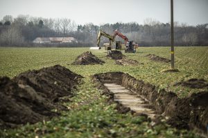 Elkezdődtek a régészeti munkák Baján a Déli elkerülő építésénél