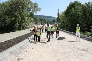 Bejárás a Bánhida-Sárberek aluljáró építésénél