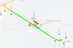 Ideiglenes forgalomkorlátozás a 8. sz. főút és a 82. sz. főút összekötésénél